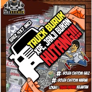 STICKER TRUCK BURUK SAIZ 4X7 INCI