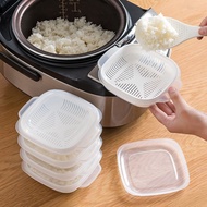 1PC Keep Fresh Rice Crisper - Refrigerator Food Container Lunch Box - Microwave Oven Special Storage