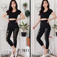 Women's 7/8 Sport Leggings Pants for Gymnastics fitness Gym Yoga