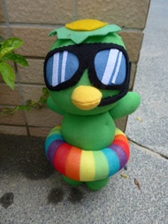 幸福咩咩.手作小舖-可愛潛水河童娃娃.熊本熊鴨鴨娃娃