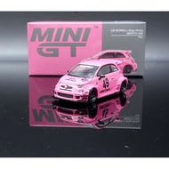 Mini GT 1:64 #851 Abarth 595 LB-WORKS X ABAS WORKS Pink