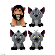 日版 The Lion King 獅子王 Scar 刀疤 + Hyenas 鬣狗一套奸角 珍貴稀有