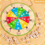 [BlesiyaedMY] 99 Multiplication Table Turntable Mathematics Teaching Aids Math Skills