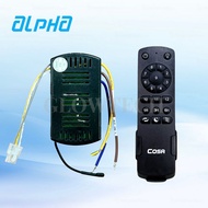 [ORIGINAL] ALPHA Cosa Ceiling Fan PCB/REMOTE CONTROL for EX9 / CX10 - 5B/56"