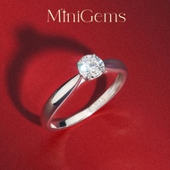 MiniGems แหวน เงินแท้ 92.5 เพชรสวิส(CZ) แหวนคู่ แหวนแต่งงาน แหวนผู้หญิง แหวนผู้ชาย 10035