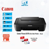 CANON PIXMA E470 WIFI AIO 3 IN 1 COLOR PRINTER (PRINT / SCAN / COPY / WIFI)