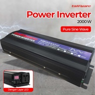Sunyima Inverter PSW 2000 watt / Sine Wave Car Power Inverter DC 12V to AC 220V 2000W