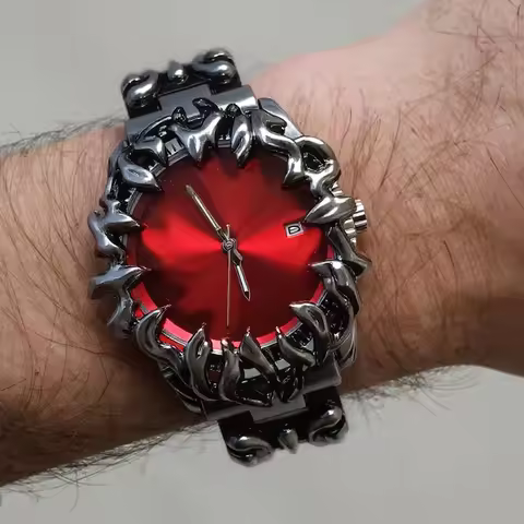 2025 Y2K Demon Claw Case Quartz Watch Men Hot Medieval Old Unique Creative Luxury Men's Watches ins 