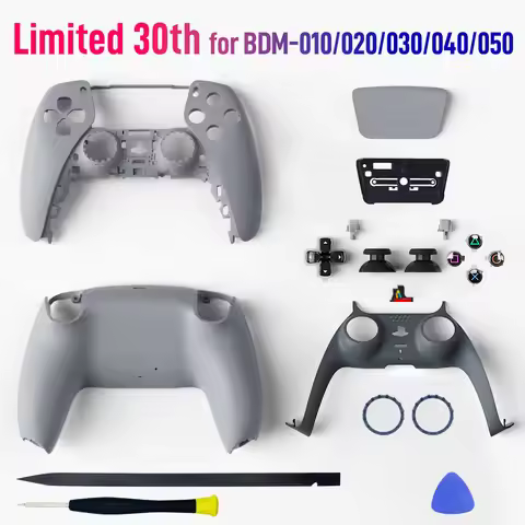 Limited 30th Anniversary for PS5 Controller Shell Back Front Cover Playstation 5 Case Replacement fo