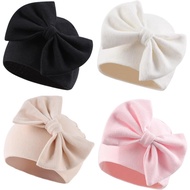 Bamery Newborn Baby Girl Hat Cotton Baby Bow Hat Early Childbirth Hat Spring Baby Girl Hat 0-12 Mont