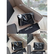 YSL/Saint Laurent Lady PUFFER Mini Black Quilted Sheepskin Handbag Shoulder Bag