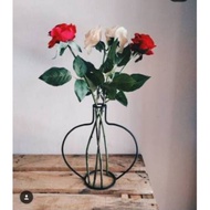 Flower vase, iron vase, iron vase,/ vase, unique flower vase, unique vase