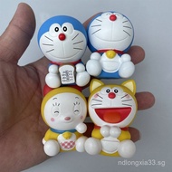 Genuine Bulk Cargo Doraemon gacha toy Hollow vinyl figurine ornament model toy gift