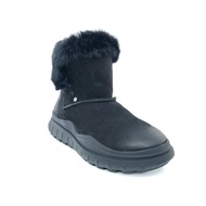 ST.JAMES รองเท้าหนังแท้ รองเท้าบูท ส้น 3.7 CM. รุ่น PALMA สี BLACK l รองเท้าบูทผู้หญิง