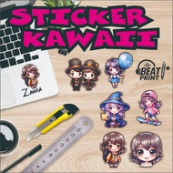 Anime stickers | Cat Stickers | Embossed Stickers - PrintBEAT