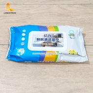 KITCHEN WET TISSUE CONTENTS 80 PCS ANTI-OIL / KITCHEN WET TISSUE KITCHEN OIL CLEANER / PRACTICAL WET