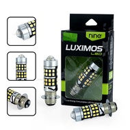 LAMPU DEPAN MOTOR LED H6 LS3 LASER HI LO LUXIMOS  DC 2 WARNA PUTIH KUNING LAMPU UTAMA MOTOR BEAT VARIO VIXION H4 SUPER TERANG