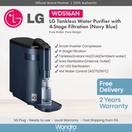 LG WD516AN | Tankless Water Purifier with 4-Stage Filtration (Navy Blue)