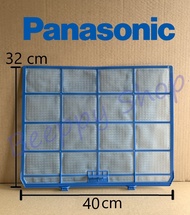 ฟิลเตอร์กรองฝุ่นแอร์ Panasonic พานาโซนิค รุ่น CS-KN18/PN18/PU18/S18/U18/KN24/PN24/PU24/S24/U24 แผ่นกรองฝุ่น ของแท้