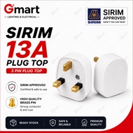 Sirim Plug Top 13A 15A 3Pin Plug Top Heavy Duty Socket Plug 13A