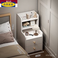 HY/JD Eco Ikea【Official direct sales】Bedside Table with BooklSimple Modern Home Bedroom Bedside Cabinet Heightened Bookl