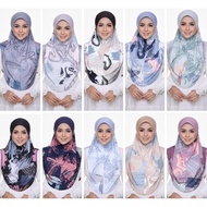 [SAIZ XL, 2XL] AISYAH EXCLUSIVE MOSSCREPE 5D tudung sarung murah