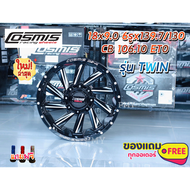 ล้อแม็กขอบ 18x9.0 6รูx139.7/12x130 CB106.10 ET0 ยี่ห้อ Cosmis รุ่น TWIN *(ราคาต่อ1วง)* ขายยกชุด4วง รุ่นยอดนิยม แท้100% มีใบรับประกับโครงสร้างล้อแม็กถึง 6ปี