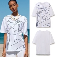 White Sketch Top 75954 (TS)