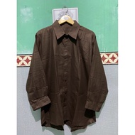 KEMEJA Oversize Linen SHIRT | Work shirt | College Shirt