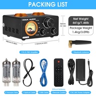 Douk Audio ST-01 PRO Bluetooth 5.0 Tube Amplifier USB DAC COAX/OPT Digital Audio Amp w/VU Meter