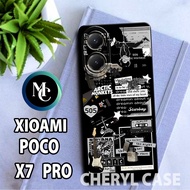 Rubber case for Xiaomi poco X7 PRO/CC26/Aesthetic Motif/case Poco X7 PRO Casing/softcase Poco X7 PRO