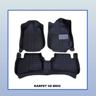 5D Car Mat Brio Carbon Pattern Car Mats