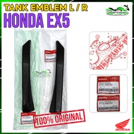 100% ORIGINAL HONDA EX5 / EX5 DREAM TANK EMBLEM FRAME BODY EMBLEM LOGO TANK COVER 87121-GN5-0008M / 