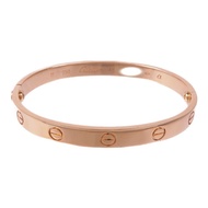CARTIER 18K玫瑰金Love Bracelet手鐲Cartier#17
