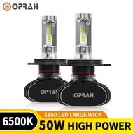 Oprah 2pcs S1 Super Bright H4 LED Headlight 1860 Headlight H1 H3 H11 H16 9005 9006 Car Headlight Bul