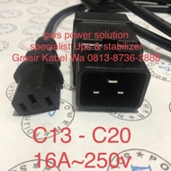 Cable Power Cord Ups C13 to C20 16A-250V 2M