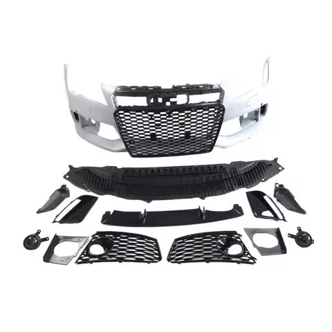 Suitable for Audi A6 Modified RS6 Bumper Grille 2013 C7 RS6 Style Body Kit