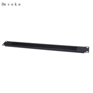 [Devoko] 1U 19" Rack Mount Network Brush Tidy Panel