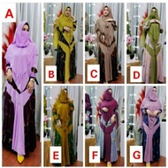 Popular Dres AISUN set Ori by YODIZEIN syar i