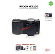 RICOH GX200 กล้องดิจิตอลริโก้ 12.1MP Digital Compact Camera Retro วินเทจ Zoom Lens 24-72mm F2.4-4.4