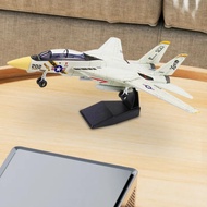[blesiya21] DIY F14 Fighter Jet Airplane Assembly Blocks Educational Model with Display Base Easily 