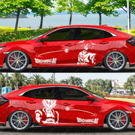 CANJING | สติกเกอร์ Dragon Ball Anime Vegeta Goku Super Saiyan สำหรับ Civic รุ่นที่ 10