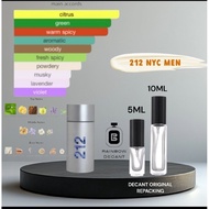 ( DECANT ) 212 MEN NYC EDT 5ML/10ML (ORIGINAL)