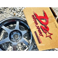 D2 MOTOR SPORT RIM (FLOW FORMING) SSR WHEELS TYPE C - MADE IN THAILAND - 18X8.5 5X114 ET32 HYPER BLA