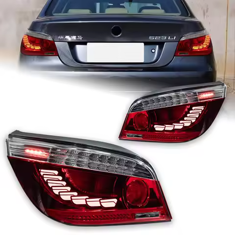 AKD Car Lights for BMW E60 LED Tail Light 2003-2009 523i 525i 530i Rear Lamp DRL Dynamic Signal Brak