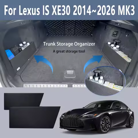 For Lexus IS 2014~2026 2025 XE30 MK3 Multifunction Trunk Storage Partition Storage Auto Interior Par