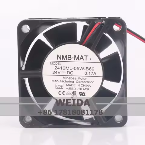 2410ML-05W-B60 Cooling Fan for NMB 12V 48V DC24V 0.17A EC AC 60X60X25MM 6CM 6025 Ultra-silent Axial 