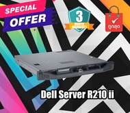 Dell PowerEdge R210ii Server เซิร์ฟเวอร์ CPU i3-2120 Ram 8 GB HDD 2 TBx2 สินค้ามีประกัน