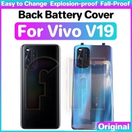 Back Battery Cover Glass Housing For vivo v19 Housing Glass Door Back Battery Back Cover Case camera