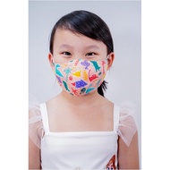[Bewa] BFE>99% Kids - Dinosaur Mask (Peach)